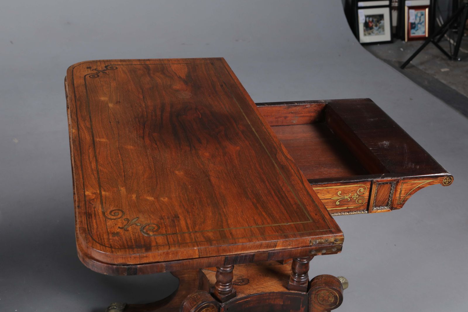 Pair Of George IV Rosewood Card Tables photo vinterior