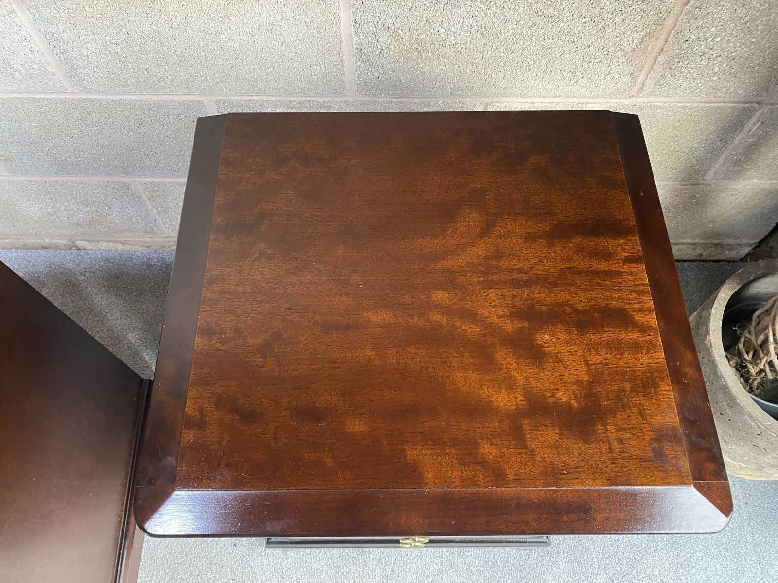 275.0 Pair Of Stag Minstrel 4 Drawer Bedside Tables photo
