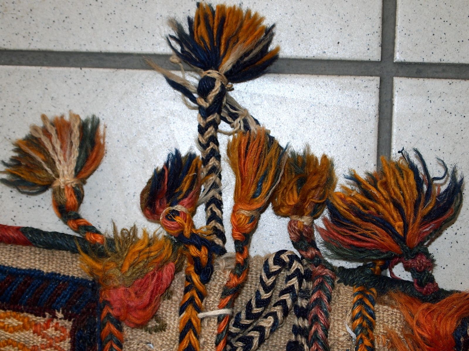 Handmade Antique Flatweave Saddle Double Bag — 55 × 100 Cm — 1940s photo vinterior