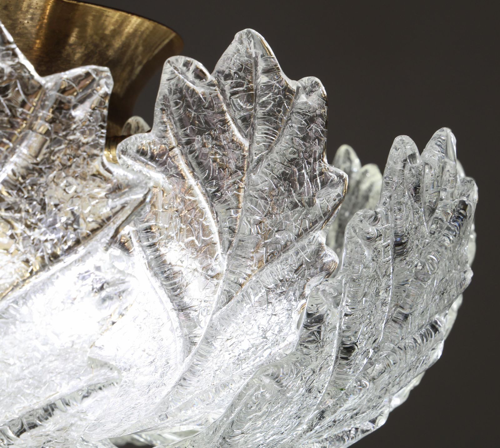 Verona, Luxury Italian Murano Glass Ceiling Light Or Flush Mount, 1980s photo buy