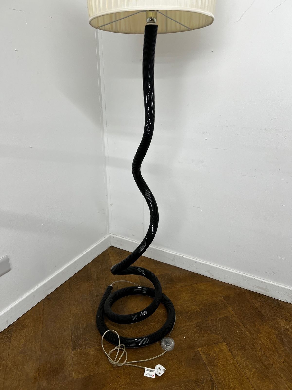 Ghibli Piantana Black Murano Glass Floor Lamp By Reflex photo buy
