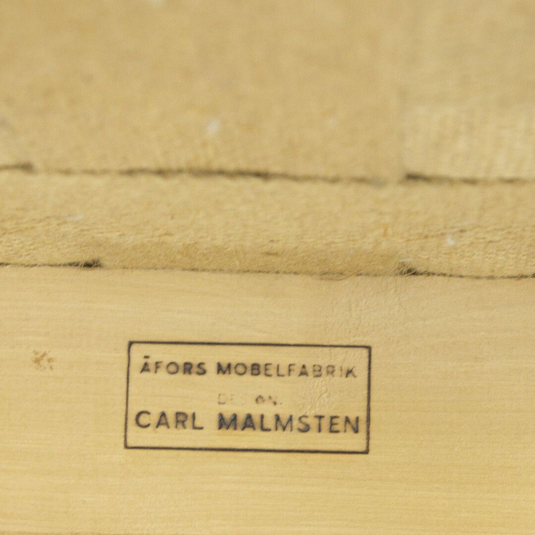 Vintage Swedish “Gustavus” Dining Chairs By Carl Malmsten, Set Of Four In Walnut Mcm photo Furniture
