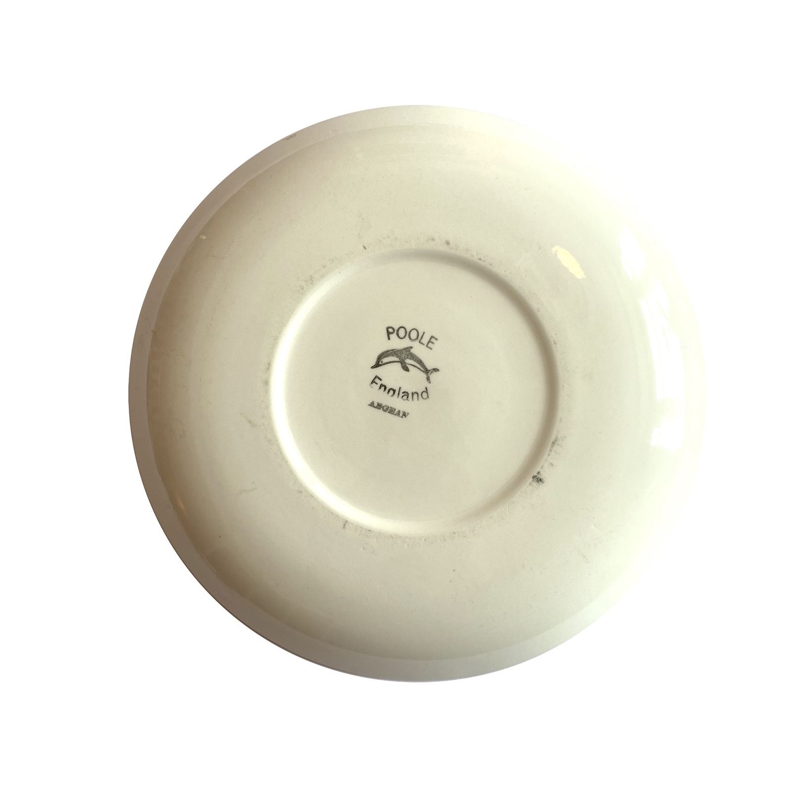 Poole Pottery Aegean Dish 10" Dia, 1970s English Pottery Decorative Plate photo furniture
