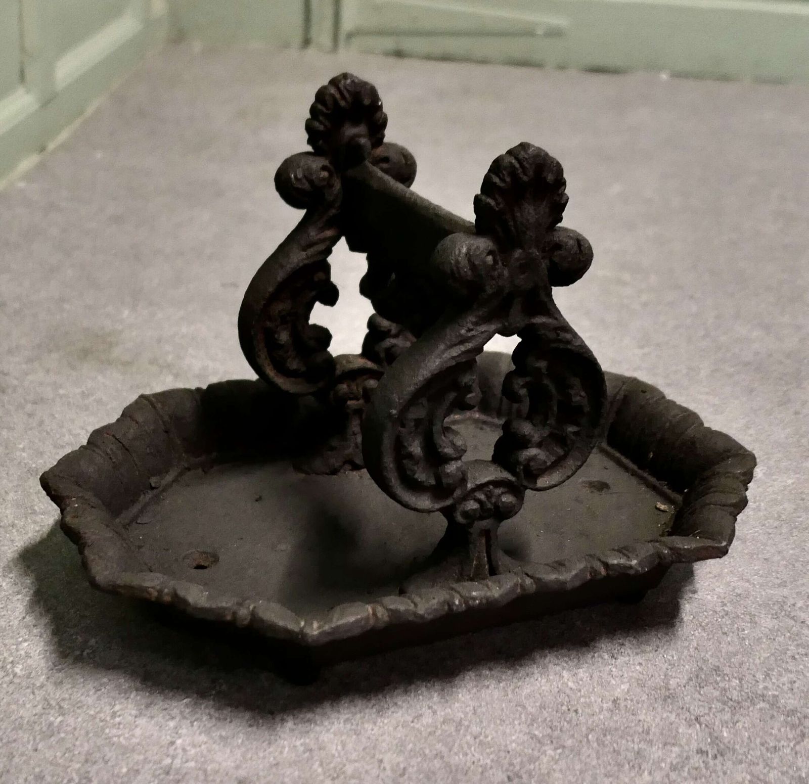 Victorian Cast Iron Boot Scraper By T Holcroft & Sons Ltd Wolverhampton