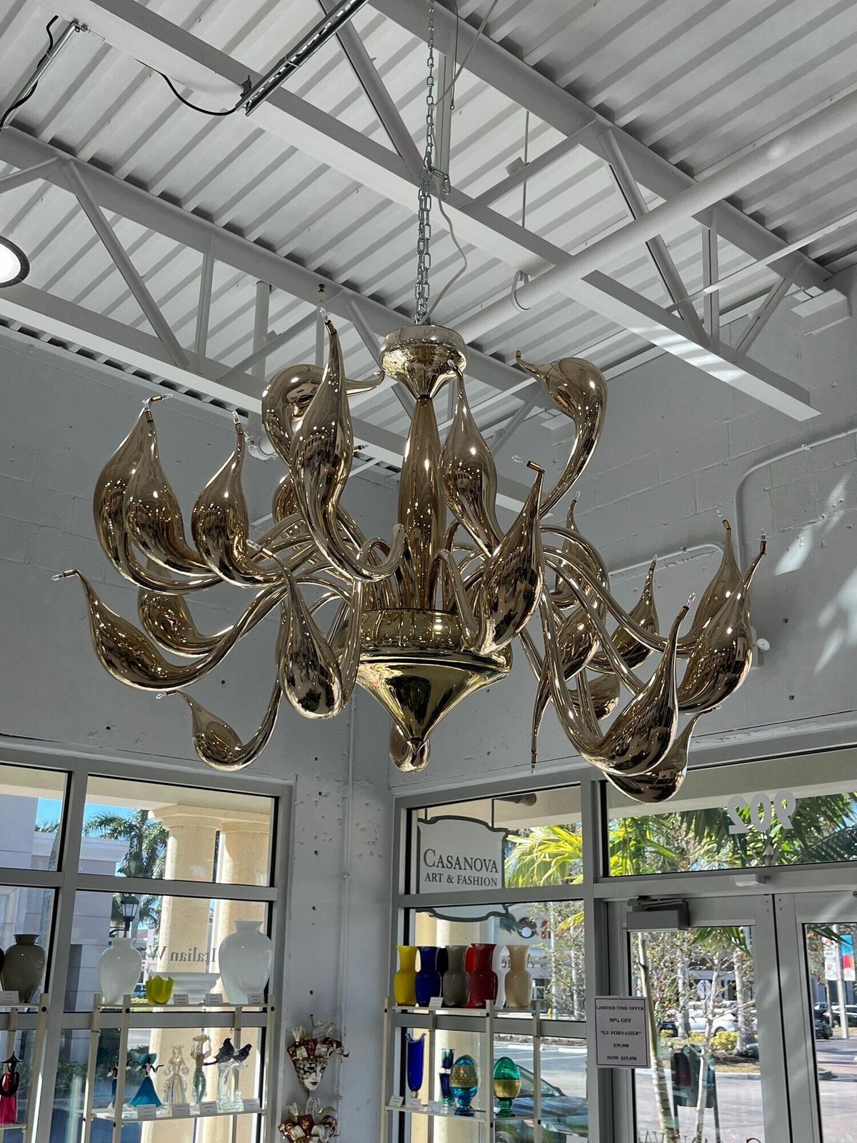 Lu Murano Glass Chandelier By Fornasier photo furniture