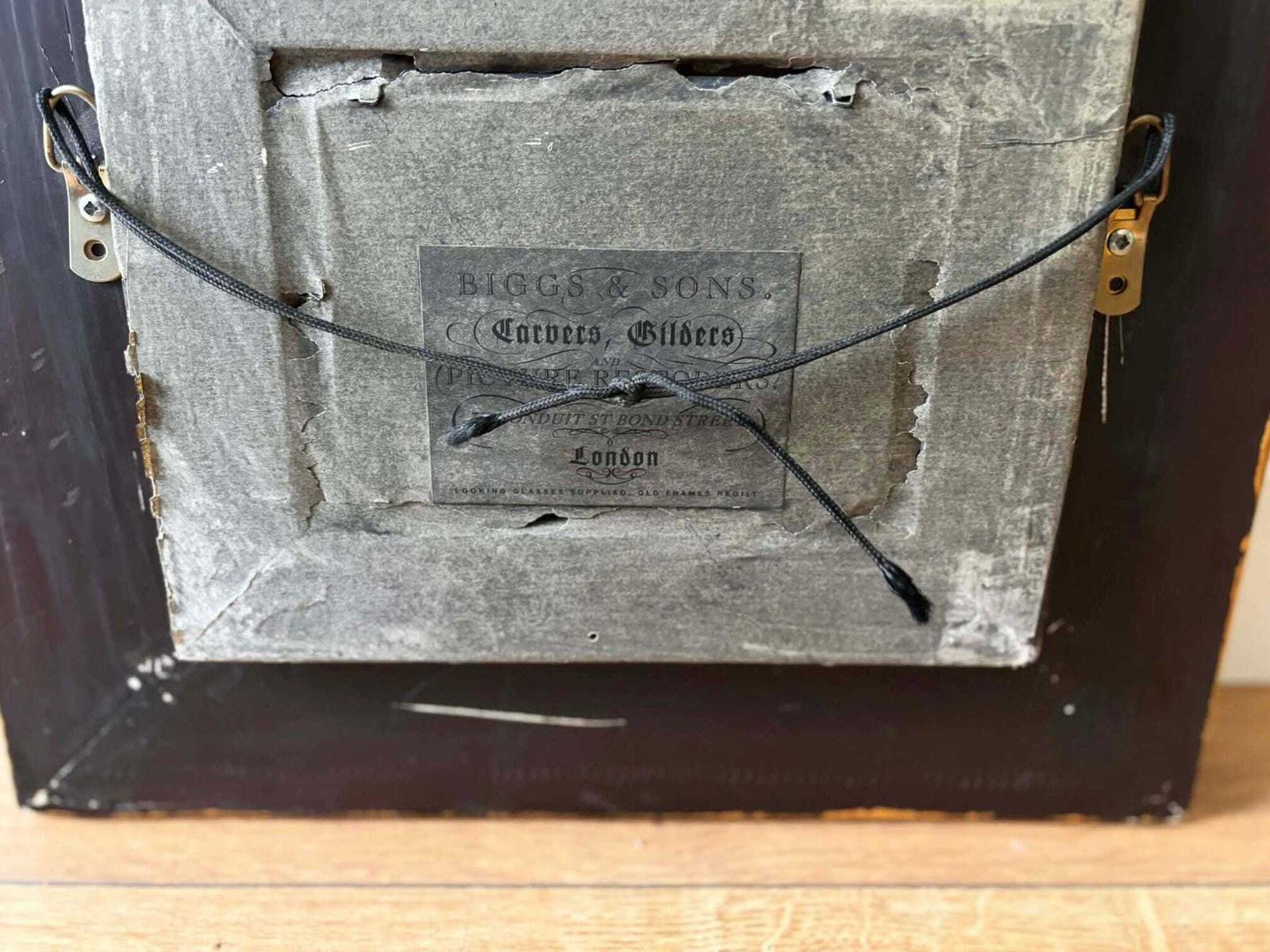 Vintage Framed Oil Painting Of A Girl – Signed Rt – Biggs & Sons Frame photo buy