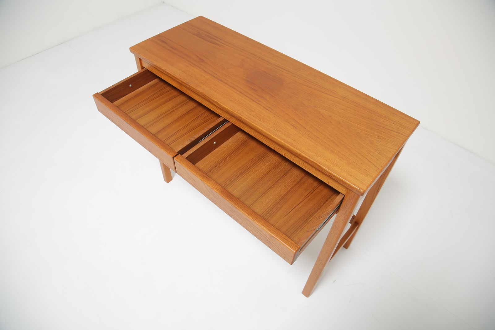Mid Century Modern Danish Teak Console By Lysgaard Møbler, 1960s photo vintage