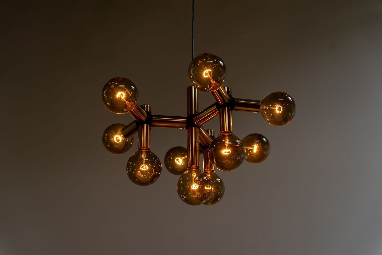 photo vinterior Atomic Chandelier By Trix & Robert Haussmann For Swiss Lamp International, 1960s