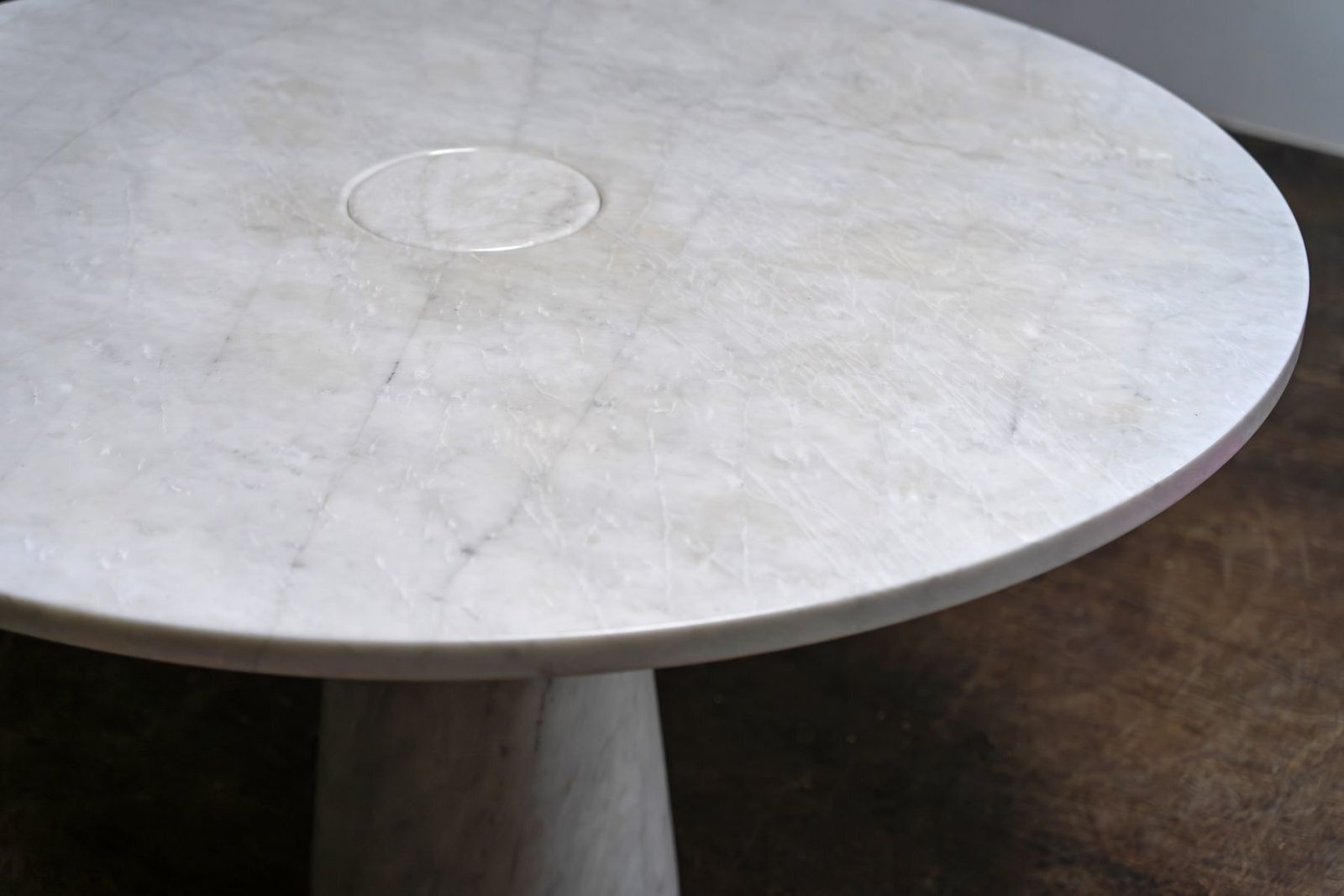 Furniture Eros Dining Table In Marble By Angelo Mangiarotti For Skipper, Italy, 1971 photo