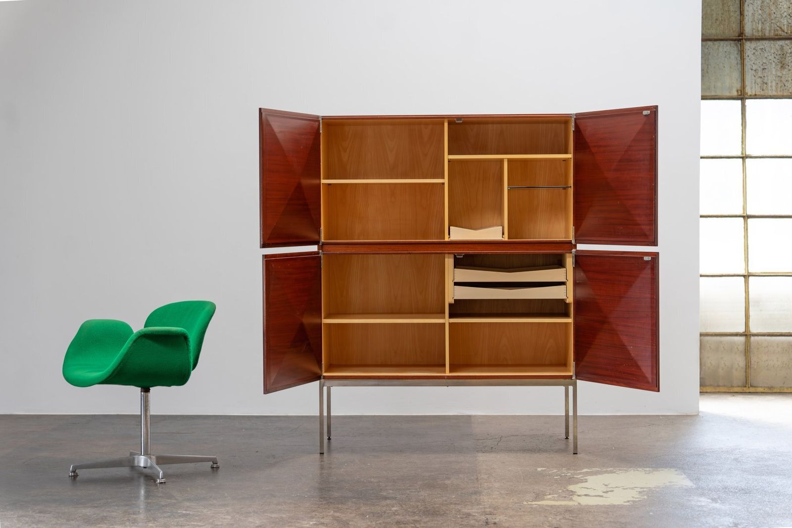 19353.0 Pointe De Diamant Highboard By Antoine Philippon And Jacqueline Lecoq For Behr, 1962 photo