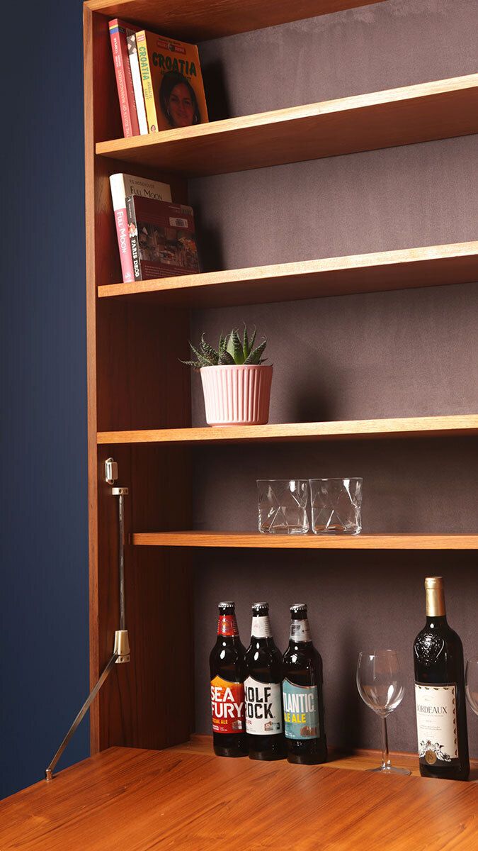 Vintage G Plan Sierra 1960s Teak Grey Display Drinks Cabinet Bookcase On Hairpin Legs Or Teak Angled Tapered Wooden Feet photo vintage
