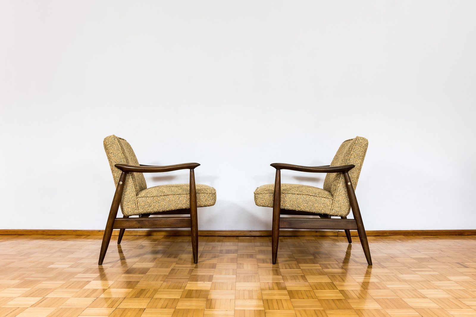 Mid Century Armchairs, Gfm 87 By Juliusz Kędziorek In Kvadrat, Poland, 1960's, Set Of 2 photo 1750.0