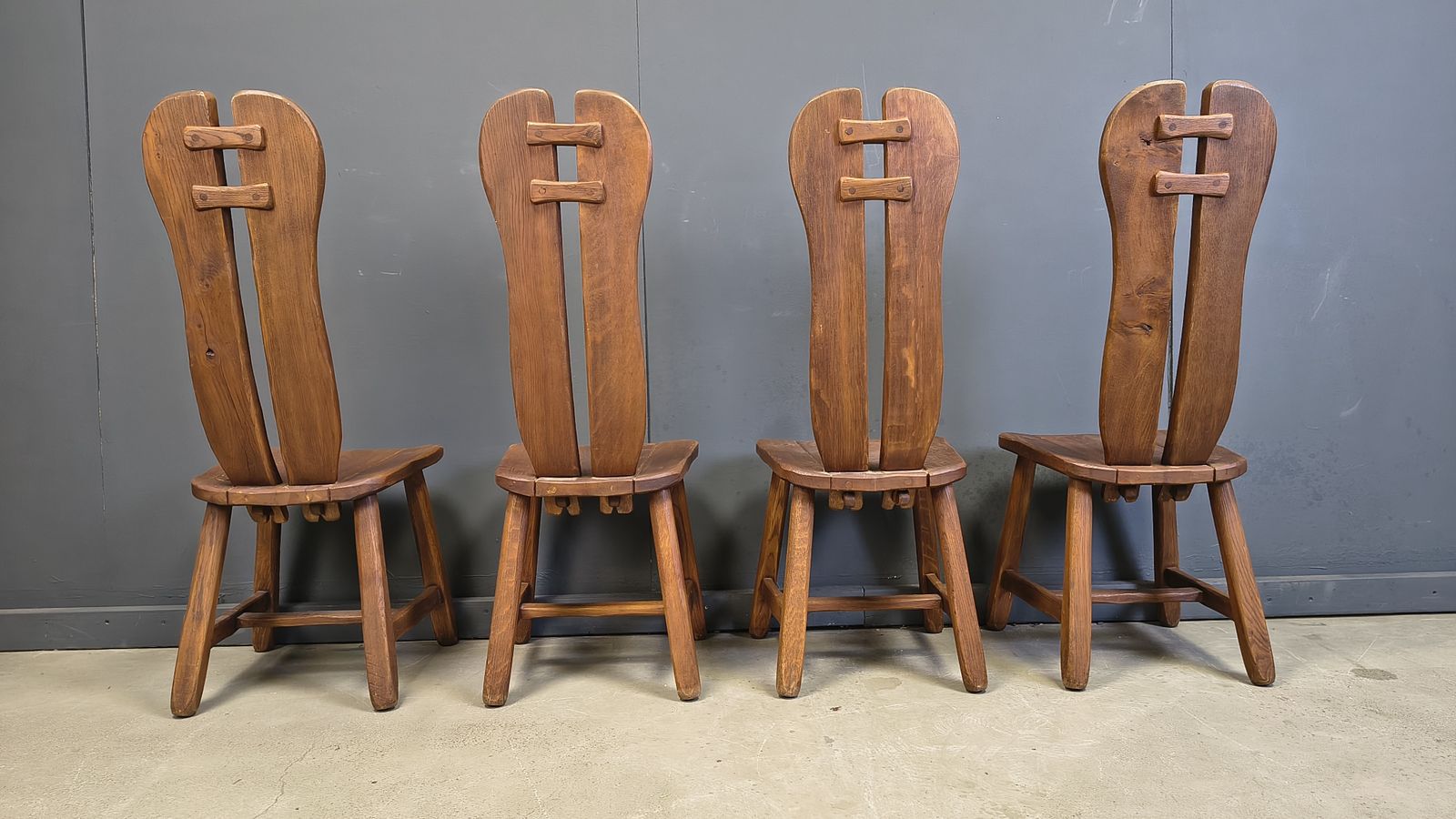 Vintage Dining Chairs By Depuydt, Belgium, 1960s photo vinterior