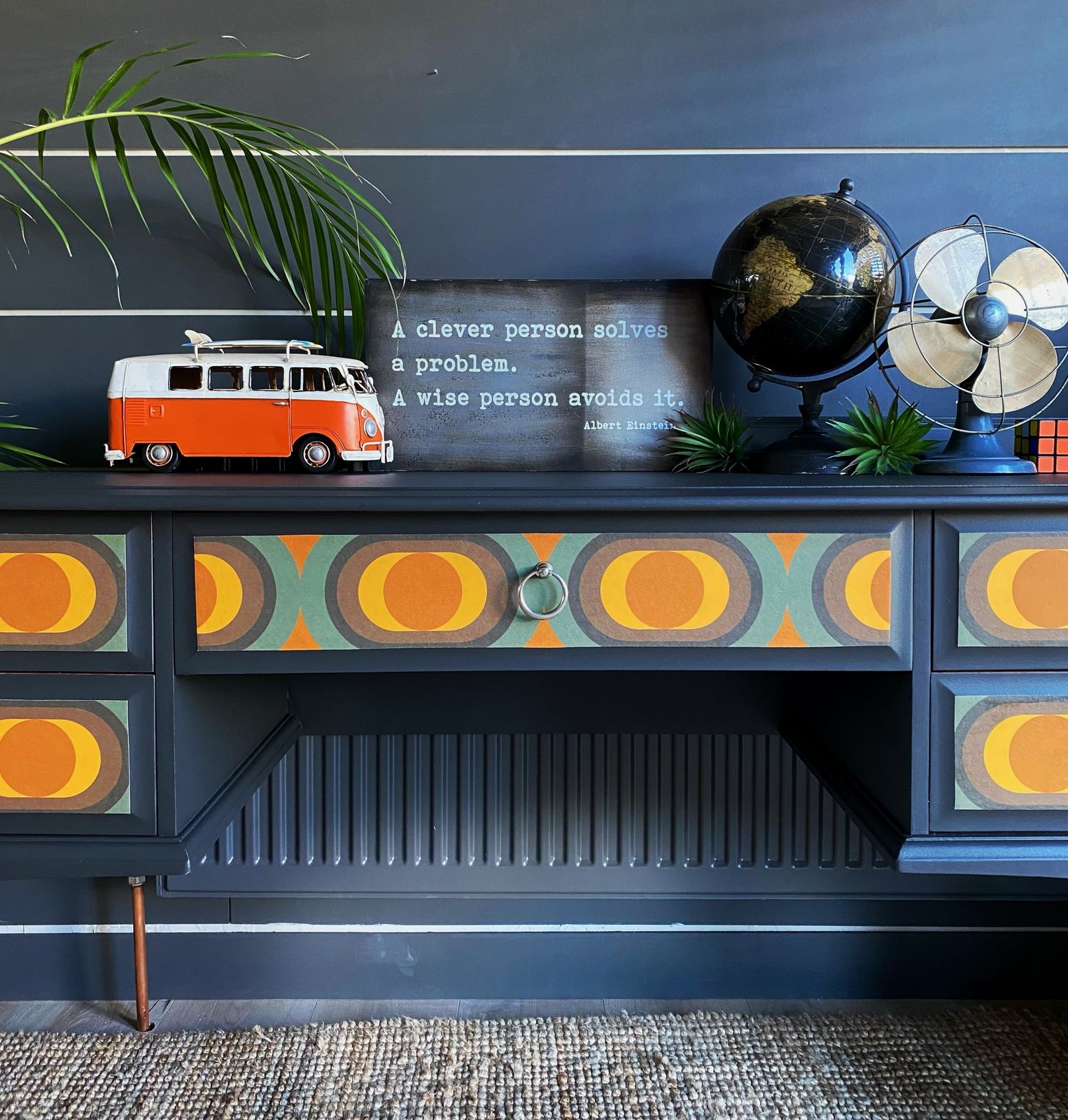 Writing Desk By Stag, Mid Century Retro Design, 1970s Dark Grey photo Furniture