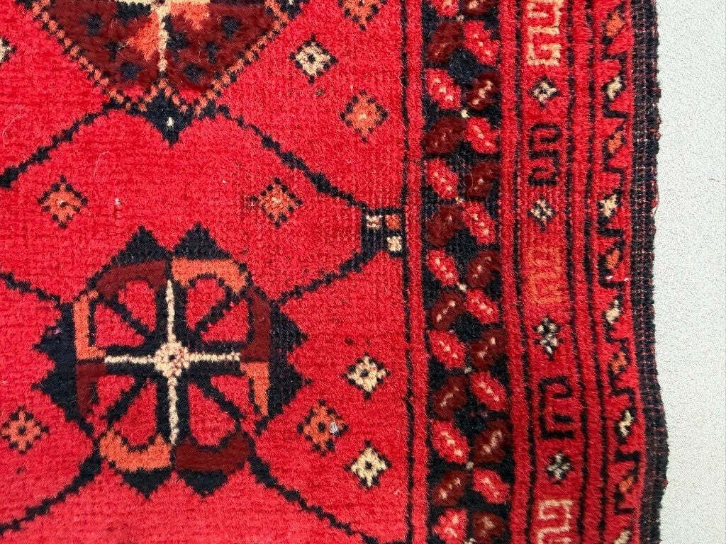 Afghan Runner Narrow 150x54 Cm, Vintage Turkoman Ersari Rug photo buy