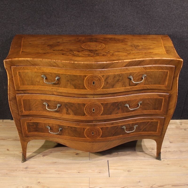 Commode napolitaine Louis XV d'époque XVIIIe siècle photo for sale