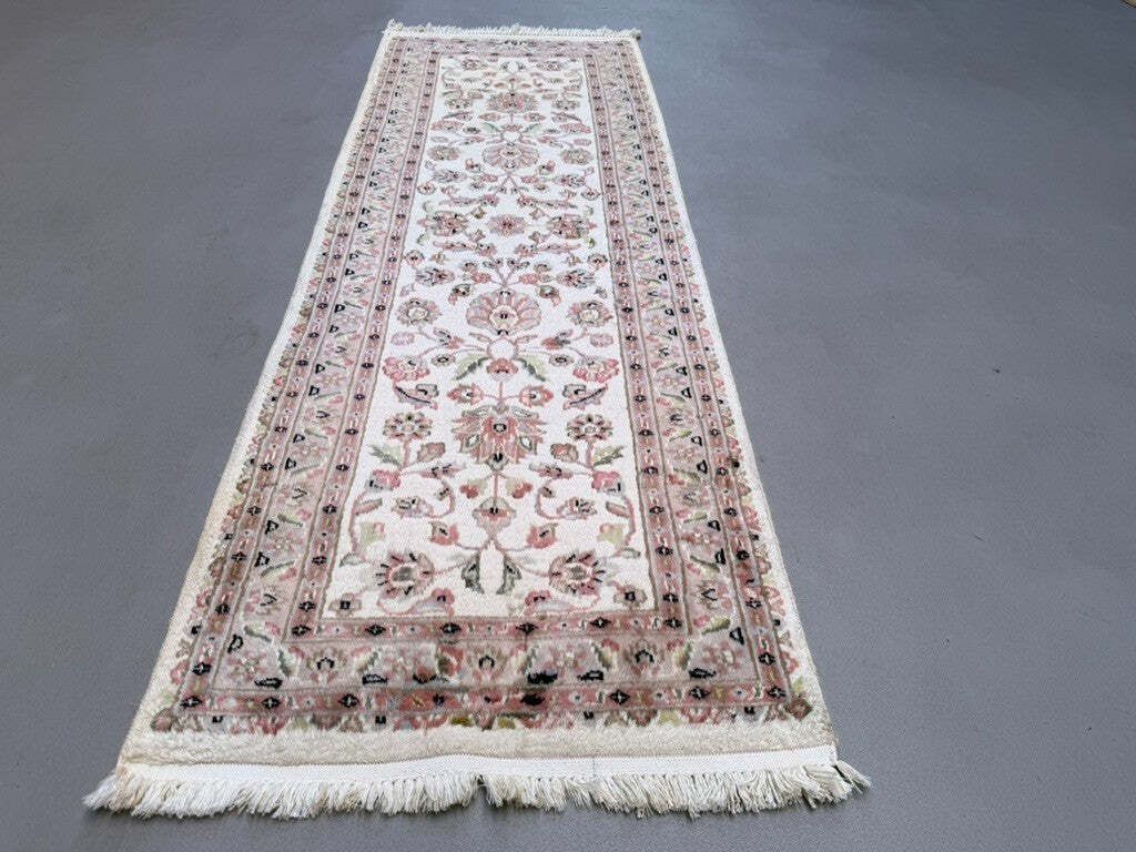 Vintage Indian Runner 190x64 Cm Bokhara Wool/Silk Rug Tribal Handmade 2530 photo 295.0
