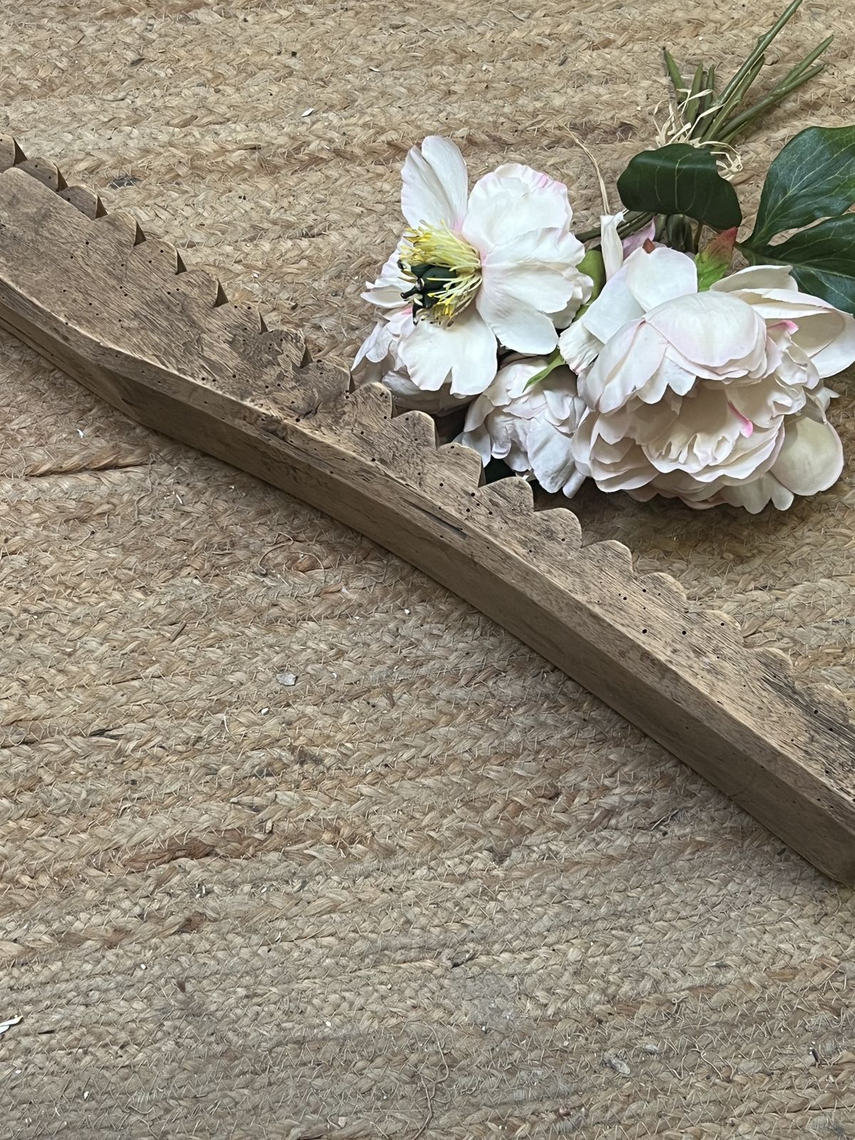 photo vintage Antique Rustic Estonian Wooden Wash Board