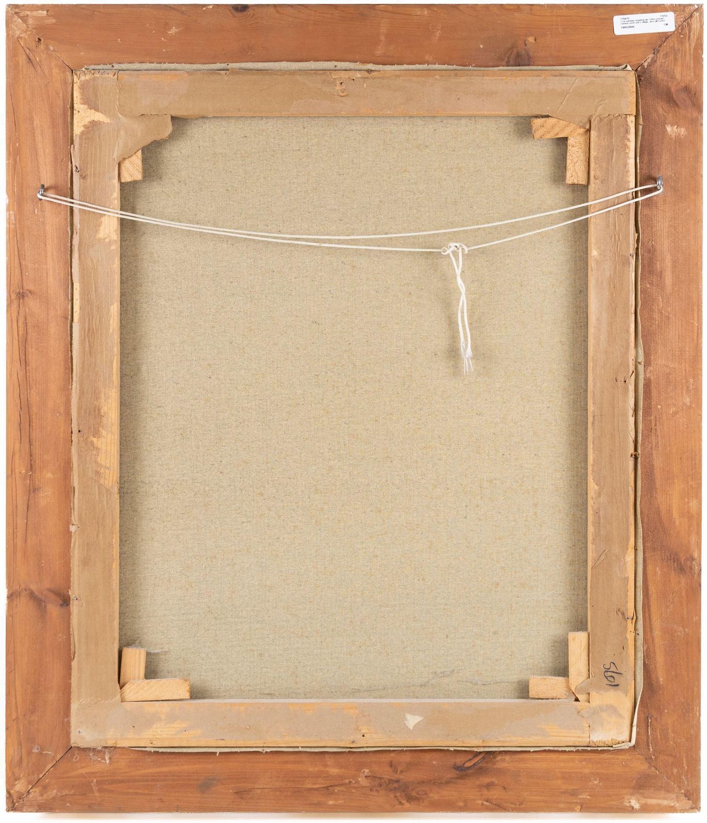 Pair Of Mid 20th C. Italian Portraits In Swept Gilt Frames photo buy