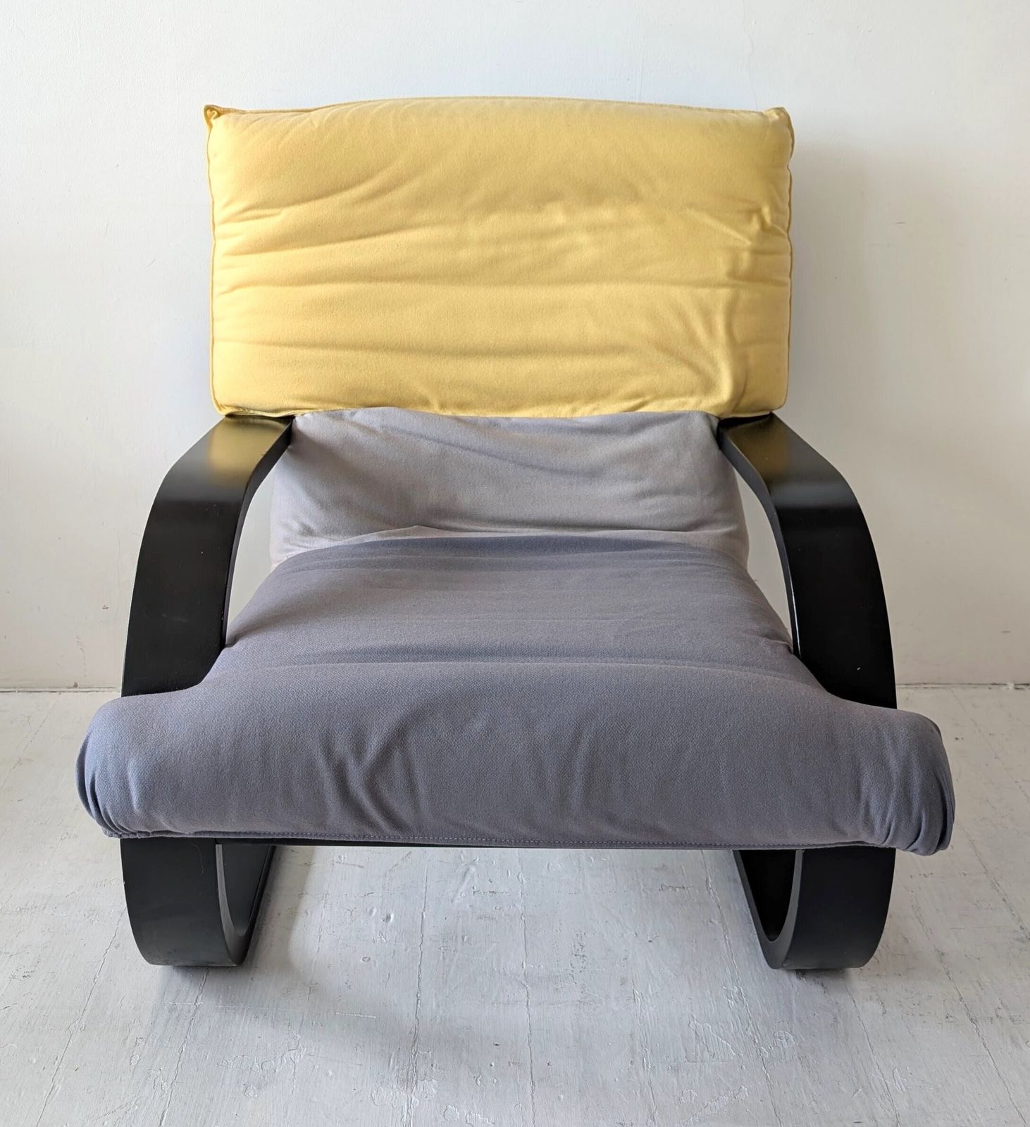 1080.0 Vintage Italian Carlo Berruti For Danber Lacquered Bent Ply Lounge Chair 1970s / 80s  2 Available photo