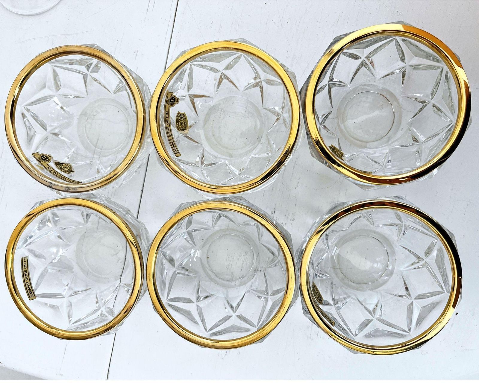 photo furniture Val Saint Lambert | Crystal Bowls | Finger Bowls | Set Of 6