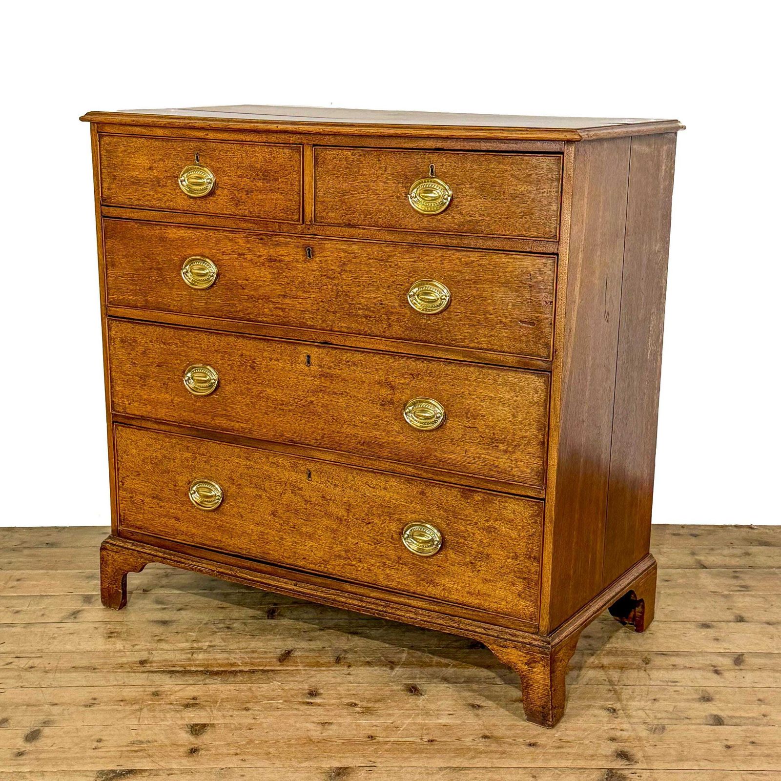 Antique Georgian Oak Chest Of Drawers | Antique Storage | Bedroom Drawers | Antique Chest Of Drawer (M 6830) photo furniture