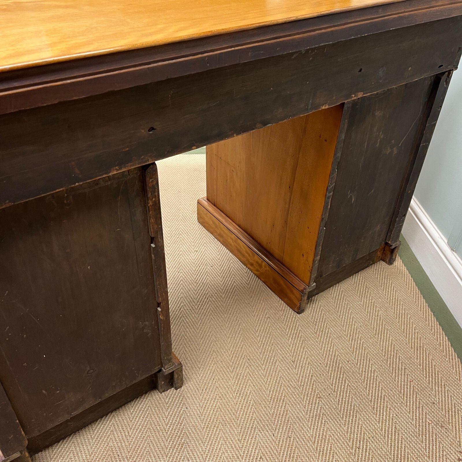 photo for sale 19th Century Satin Birch Heal And Son Desk
