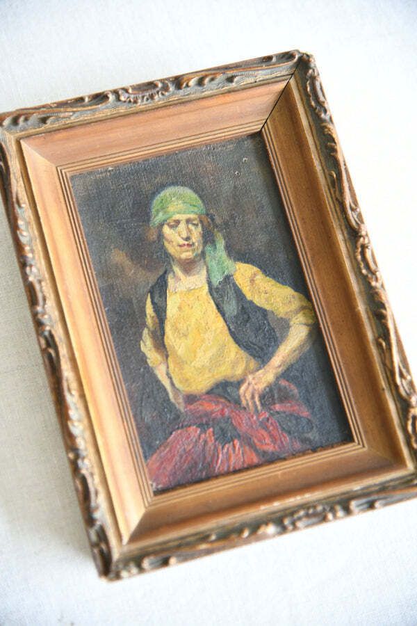 The Gipsy No 3 Small Oil Painting photo 445.0