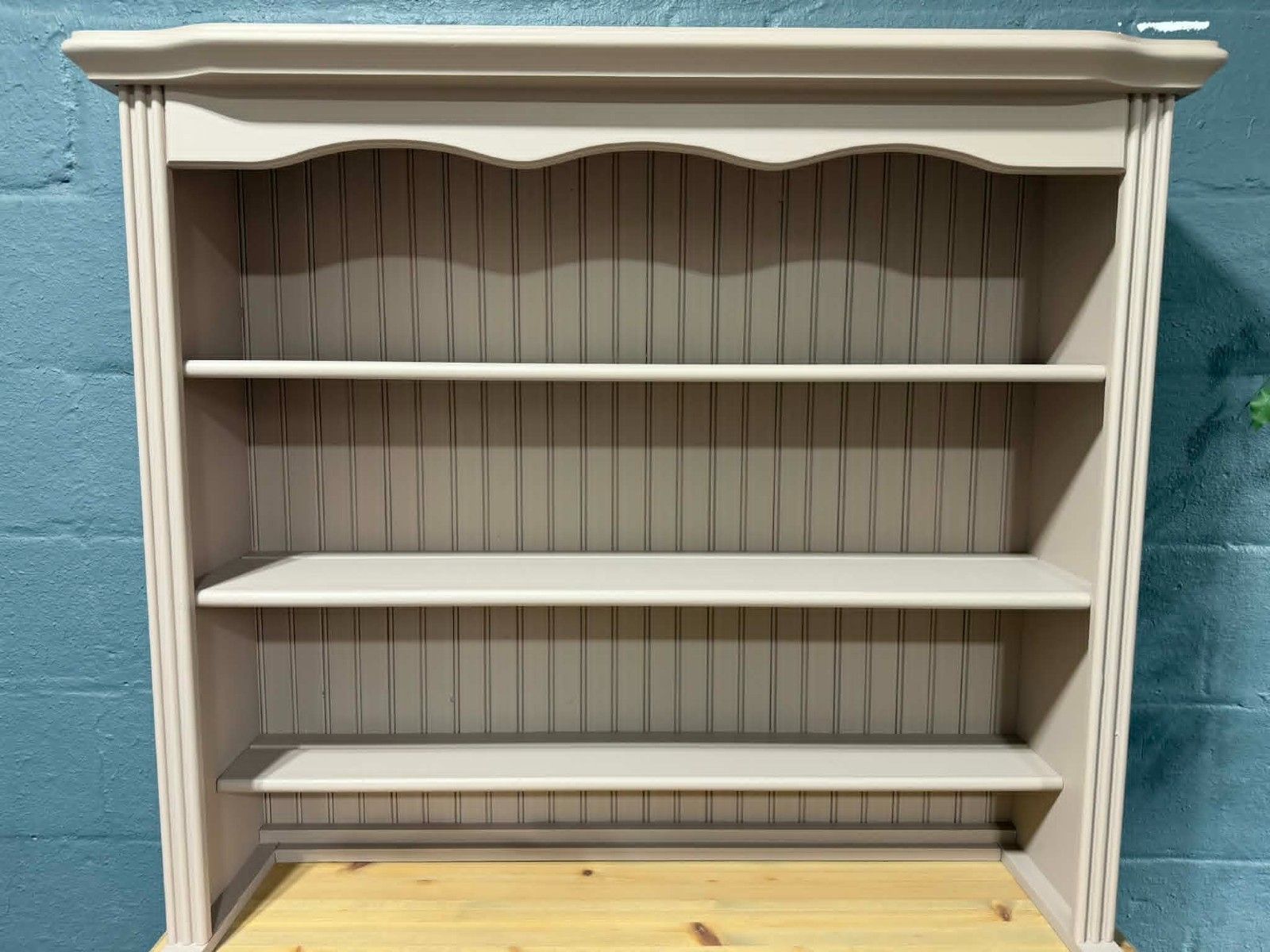 Available Professionally Upcycled Painted Pine Welsh Dresser Dusty Pink Damask photo Furniture