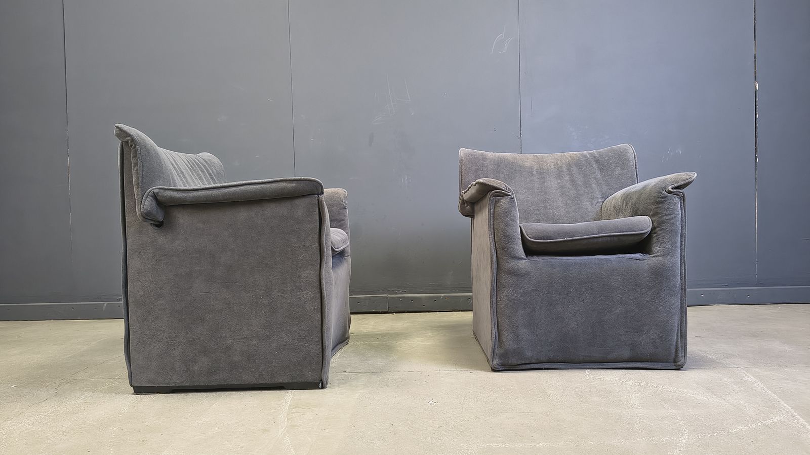 Lauriana Armchairs By Afra And Tobia Scarpa For B&B Italia, 1970s photo vinterior