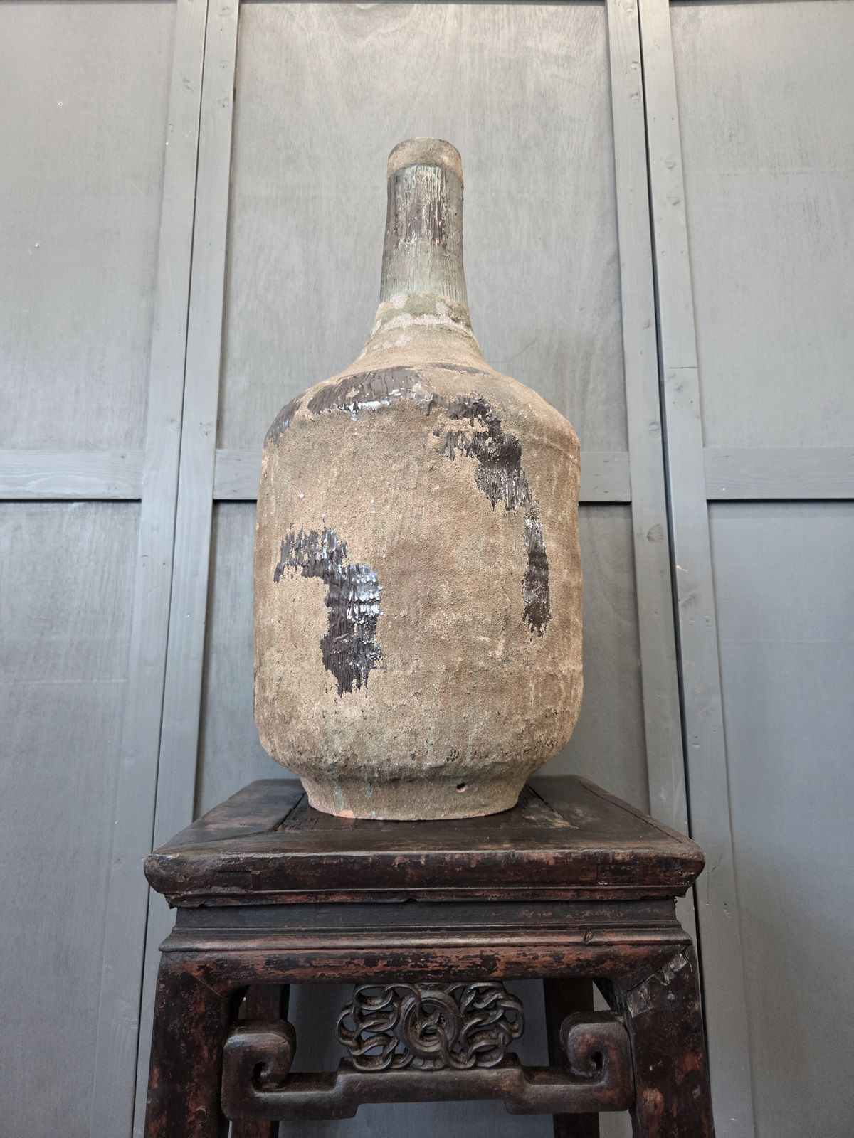 Large 19th Century Southern European Terracotta Storage Vessel