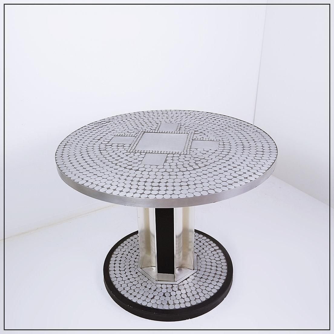 Pedestal Or Table In The Style Of Raf Verjans   Belgium 1970s photo furniture