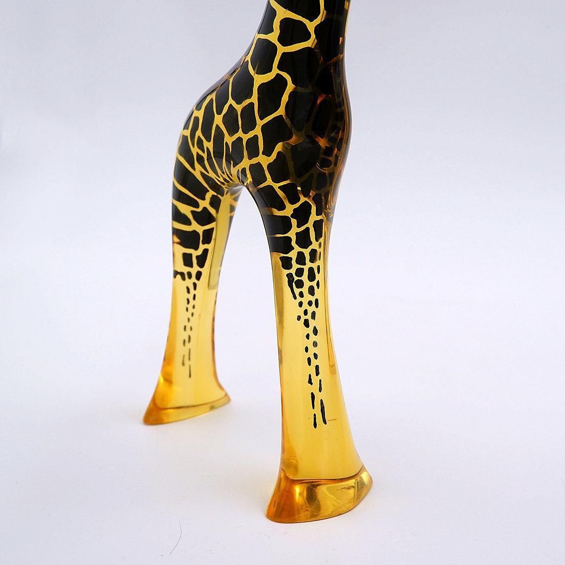 photo vintage Abraham Palatnik Giraffe Lucite Acrylic Sculpture Figurine   Brazil 1970s