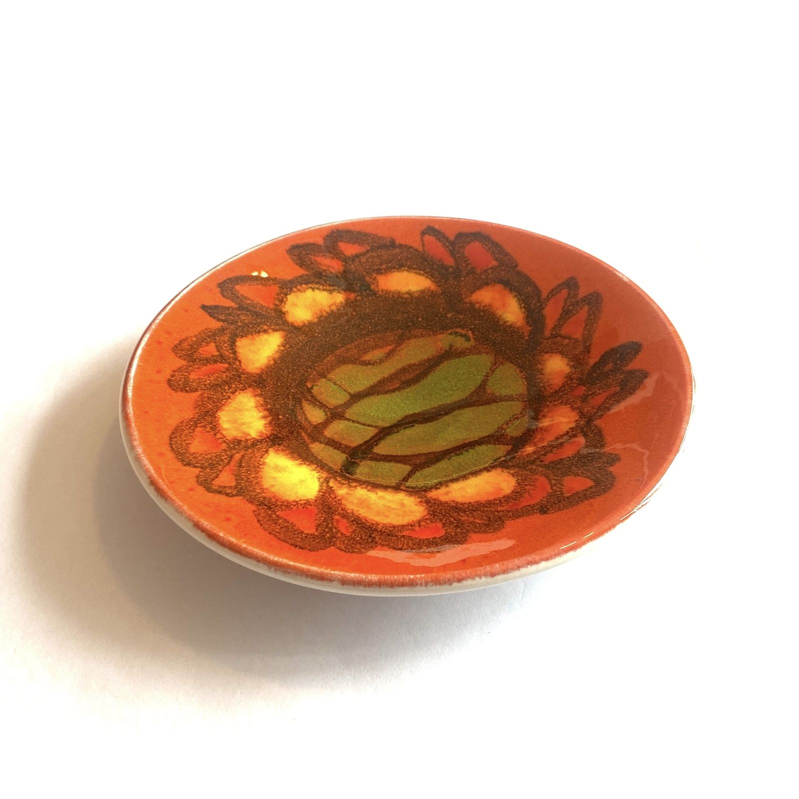 Poole Pottery Delphis Pin Dish, Shape 49 By Sylvia Penny, 1960s Mid Century Modern Ceramics photo for sale