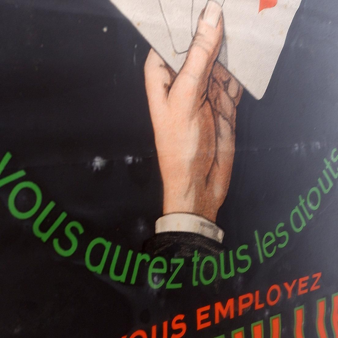 Vintage Poster "La Bouillie Soleil" Paris: Imp. Joseph Charles, Ca. 1930 photo furniture