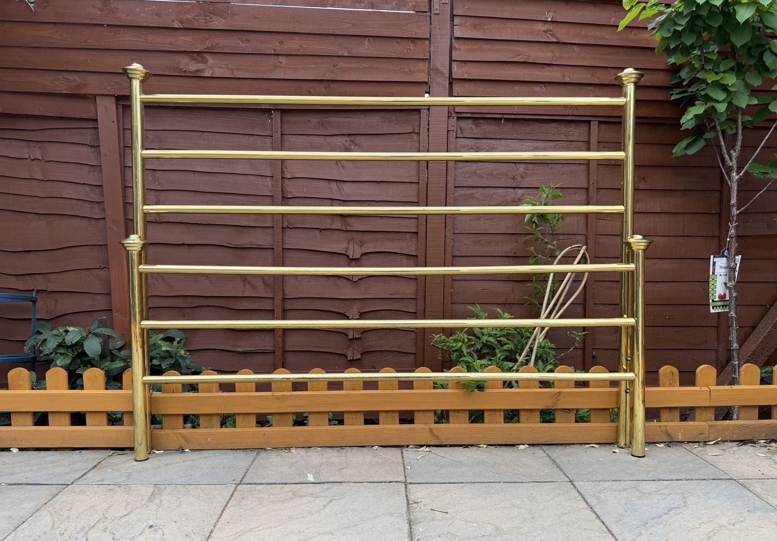 Baggots Brass Beds Pure Brass King Size Headboard And Footboard Only