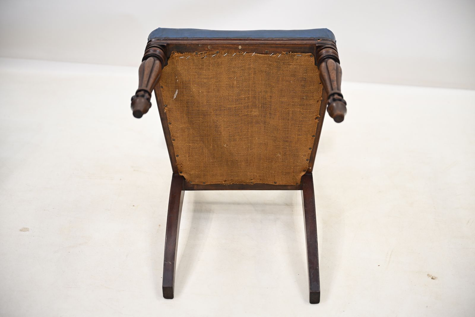 Furniture Early Victorian Dining Chairs Mahogany Faux Leather Upholstery Free Uk Delivery photo