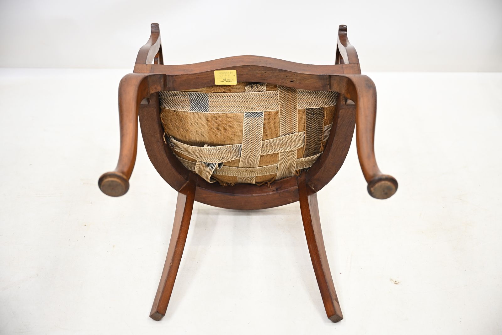 Furniture Two Edwardian Mahogany Tub Chairs His & Hers Upholstered Seats Free Uk Delivery photo