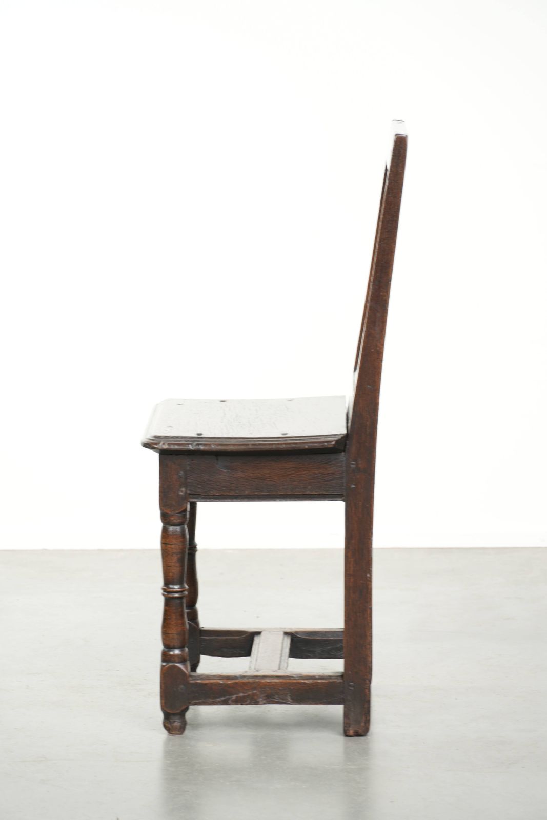 Beautiful And Subtle French Antique Lorraine Chair From The 18th Century Made Of Oak With Beautiful Deep Colors photo 202.0
