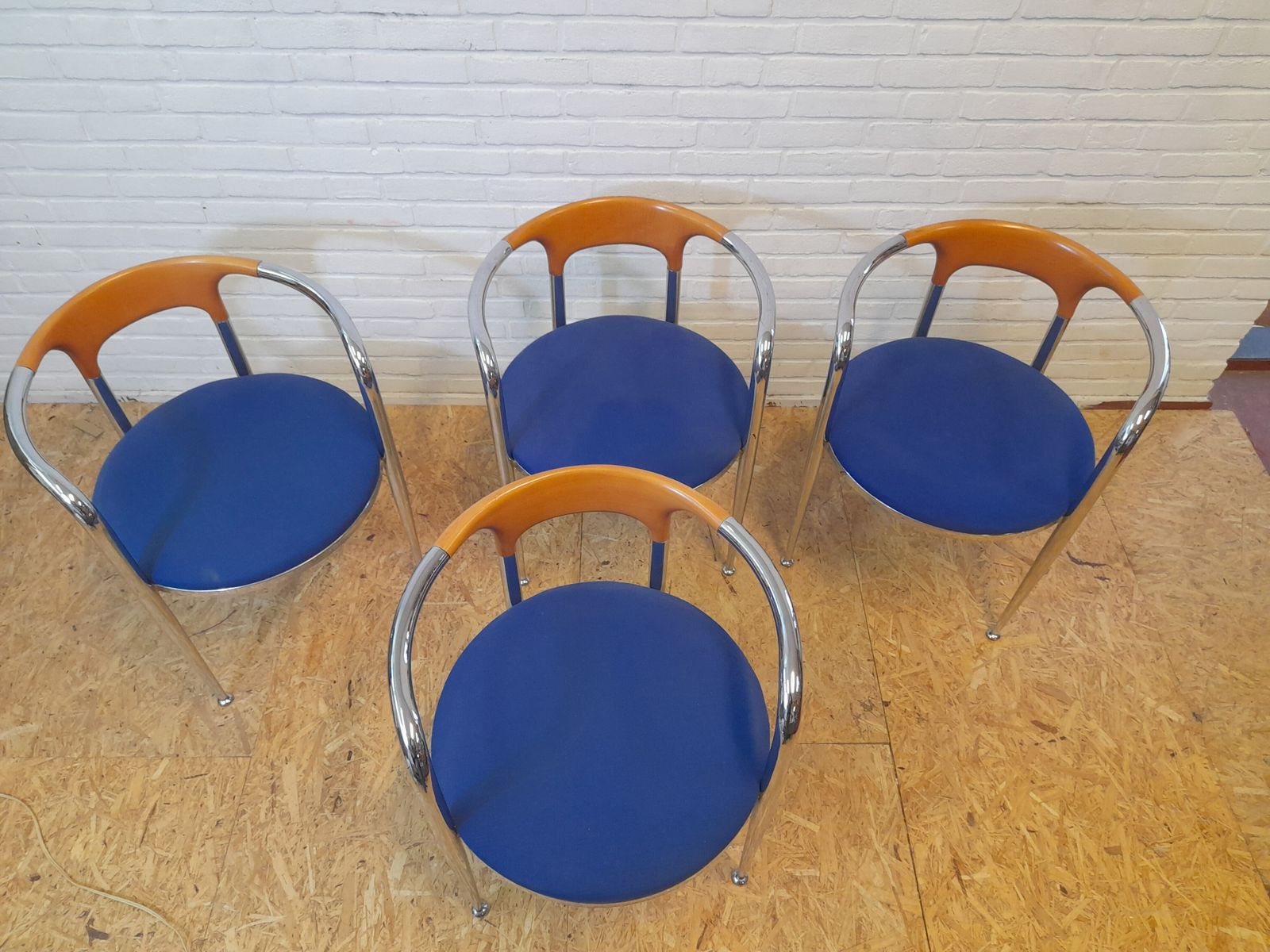 959.0 Set Of 4 Bolero Diner Chairs, 1990s photo