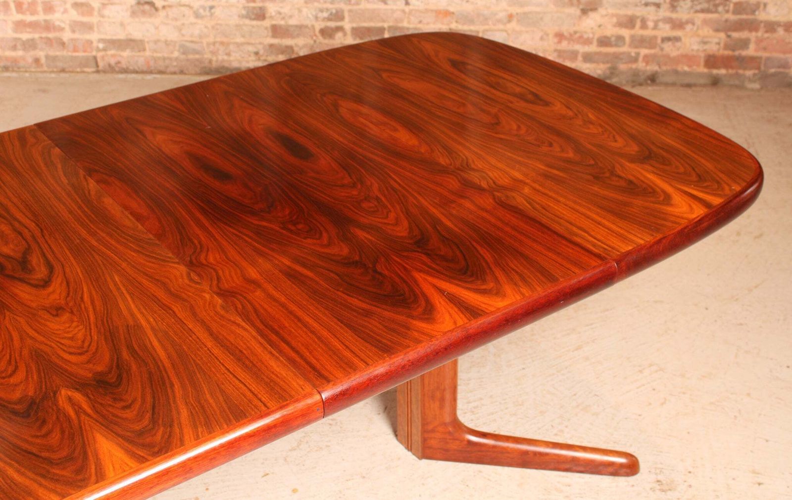 Danish Mid Century Extending Rosewood Dining Table By Skovby, Circa 1970s photo vintage