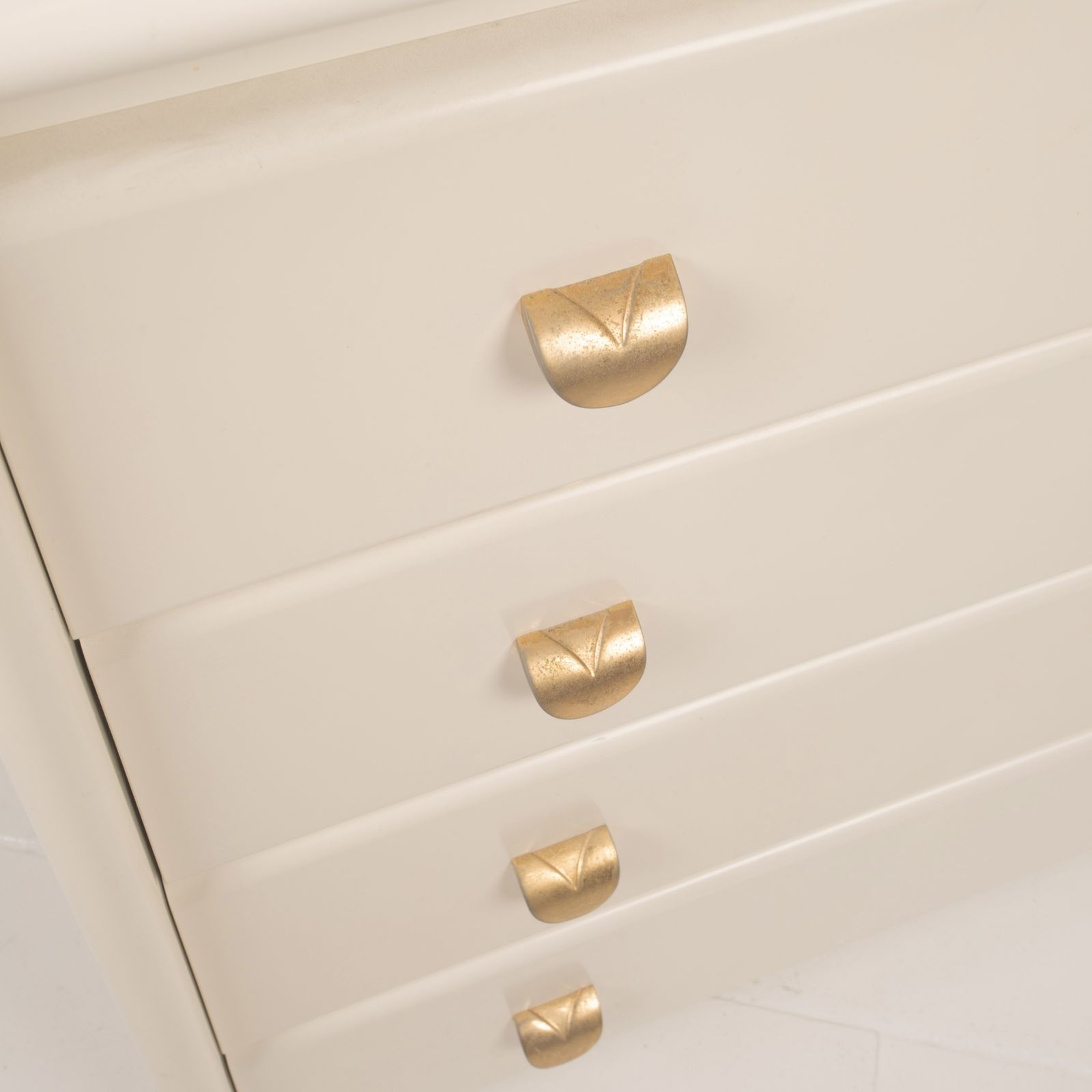 Cream Lacquered Chest Of Drawers By Pierre Cardin, 1980 photo furniture