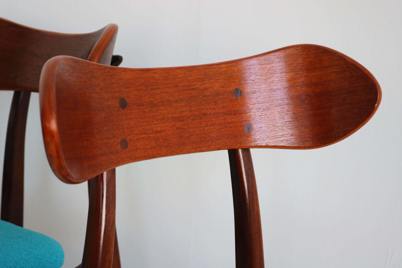 Set Of 6 Dining Chairs By Louis Van Teeffelen Model: Kastrup 1950 Dutch Design photo vintage