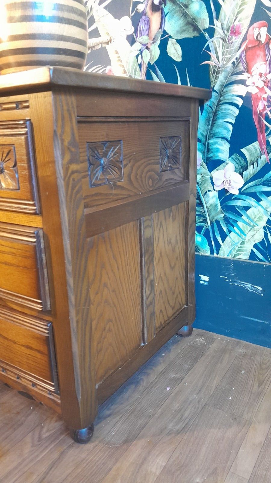 Old Charm 3 Drawer Chest Of Drawers/Lamp Table/Bedside Tables photo Furniture
