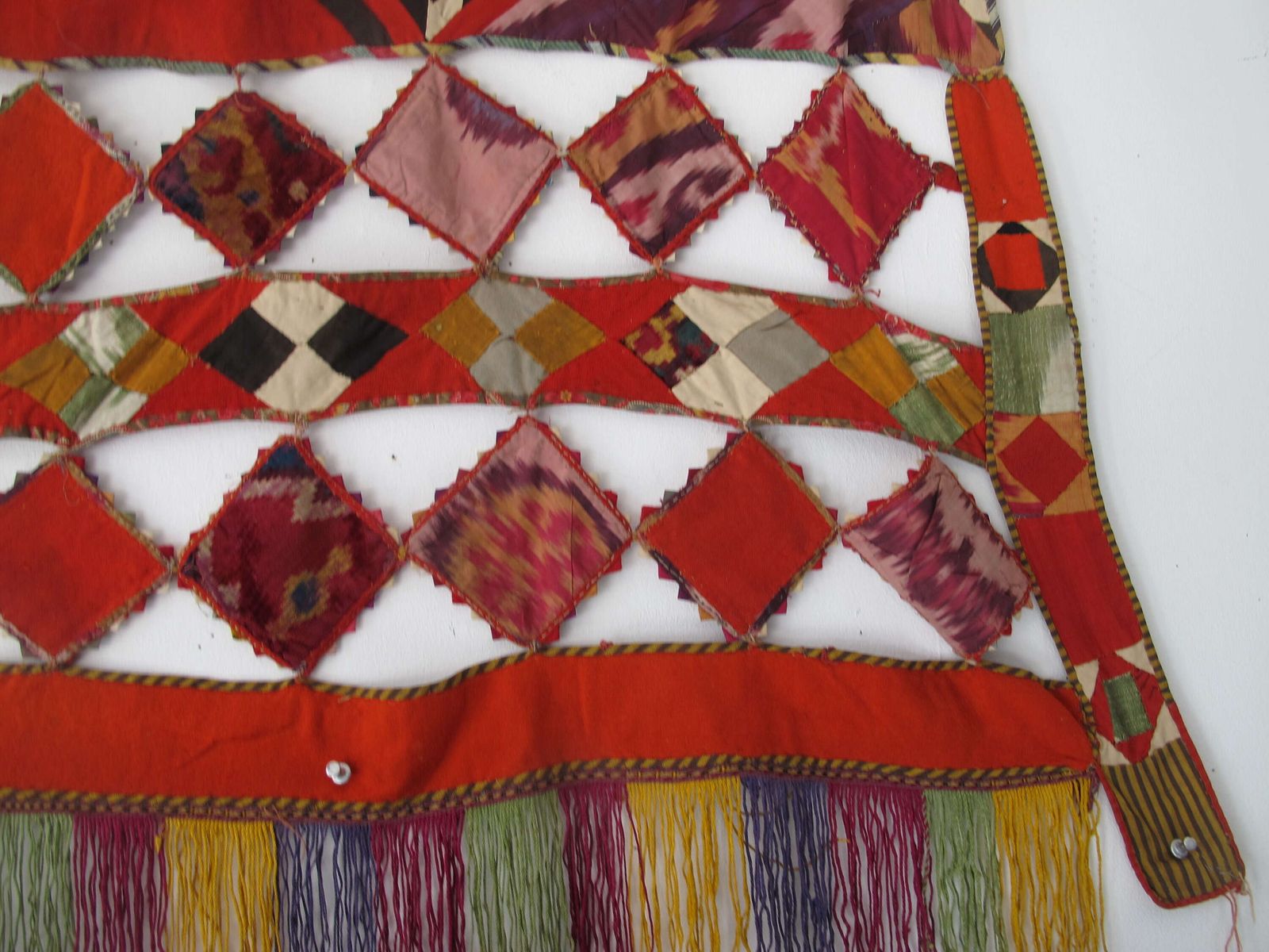 Rare Uzbek Horse Cover, Circa 1900, 1.54m X 1.04m photo Textiles