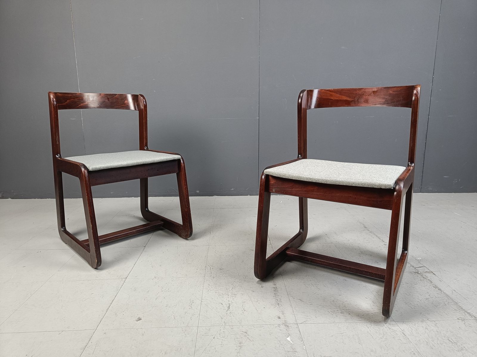 Set Of 6 Vintage Dining Chairs By Mario Sabot, 1970s photo 2000.0