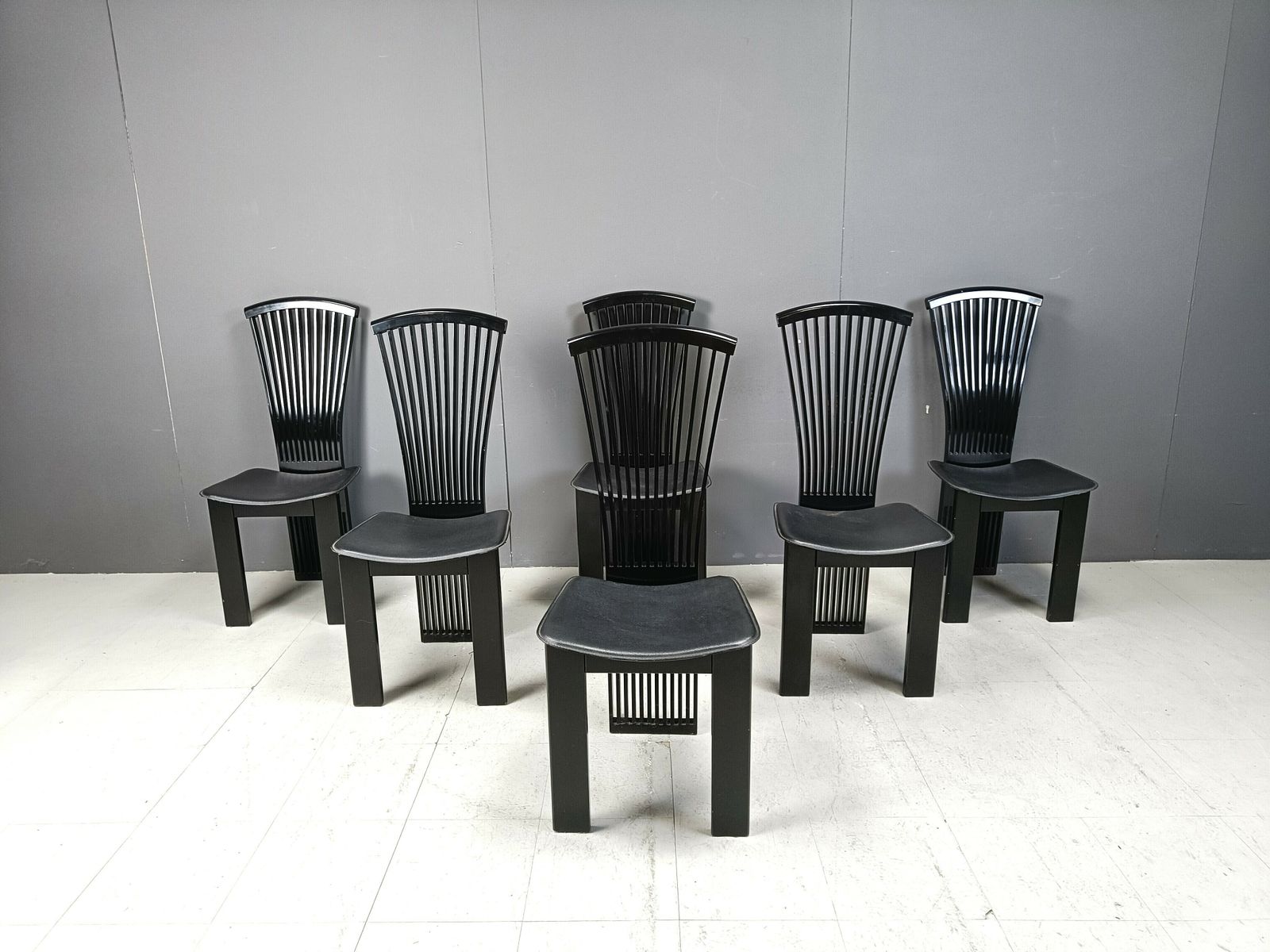 Post Modern Dining Chairs By Pietro Costantini, 1980s, Set Of 6