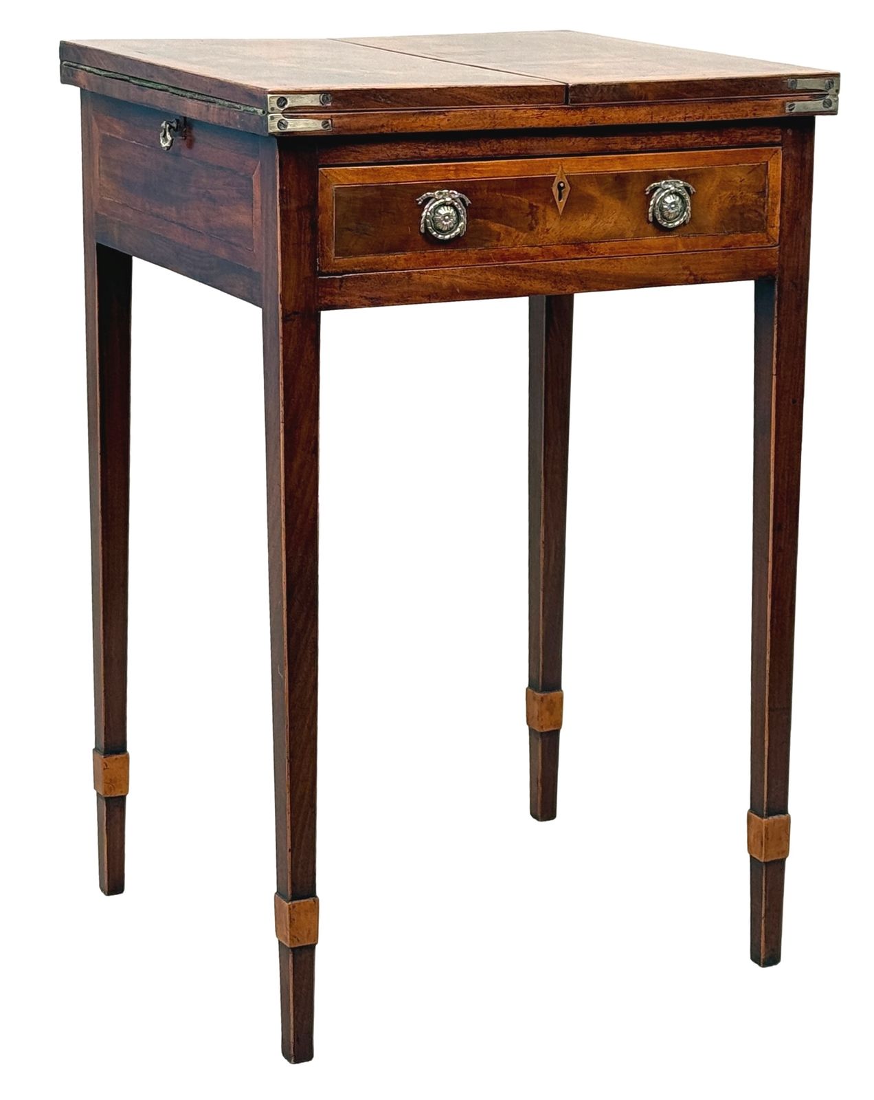 3300.0 Table de jeu de patience georgienne en acajou, XVIIIe siècle (Angleterre, vers 1780) photo