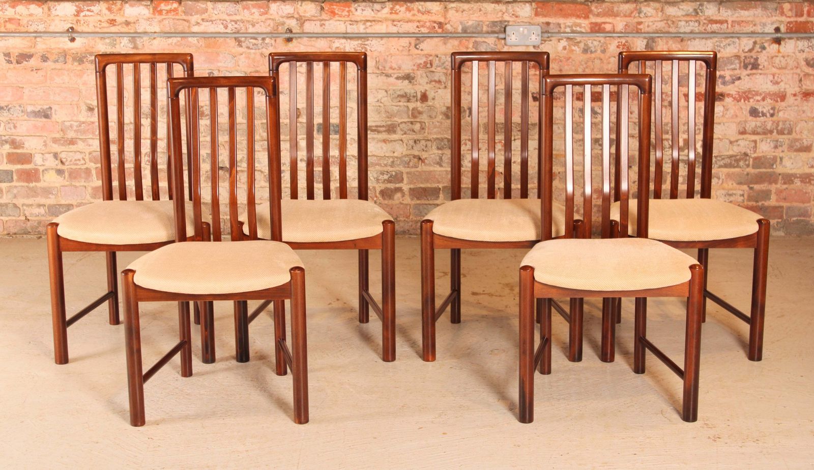 Set Of 6 Danish Mid Century Rosewood Dining Chairs By Boltinge, Circa 1970s photo furniture