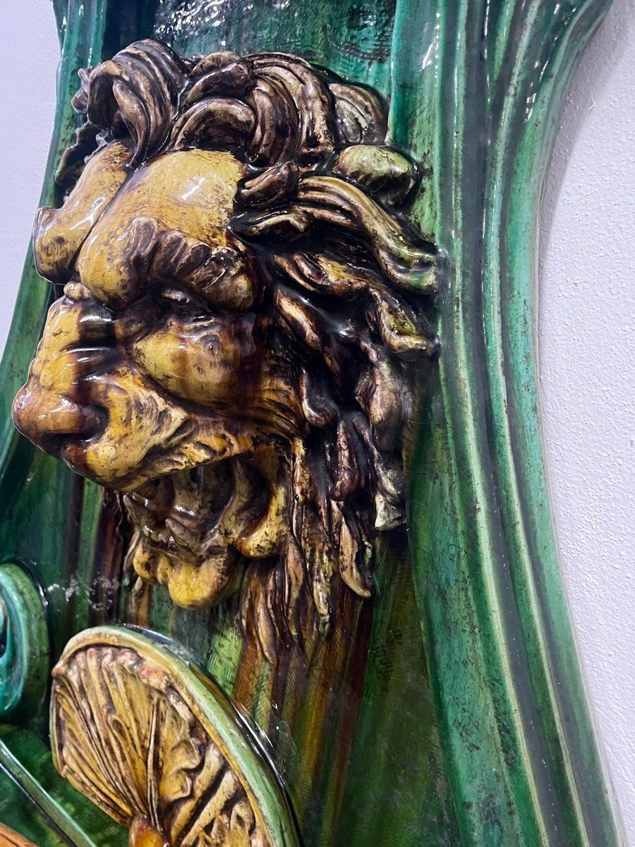 Glazed Terracotta Fountain From Vietri Di Salerno, Italy, 1990s photo 4280.0